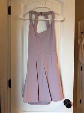 HALARA Lavender Backless A-Line Dress. NWOT